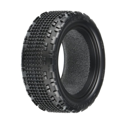 Proline 1/10 Prism 2.0 CR3 4WD Front 2.2in Carpet Buggy Tyres, 2pcs