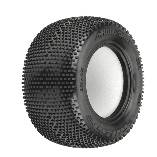 Proline 1/10 Hole Shot T 2.0 M3 F/R 2.2in Off-Road Stadium Truck Tyres, 2pcs