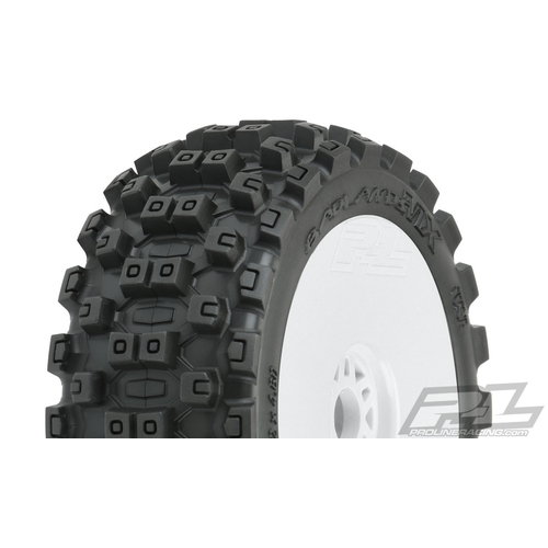 PROLINE BADLANDS MX M2 MOUNTED 1-8TH BUGGY TYRE FR OR RR 2PCS - PR9067-31