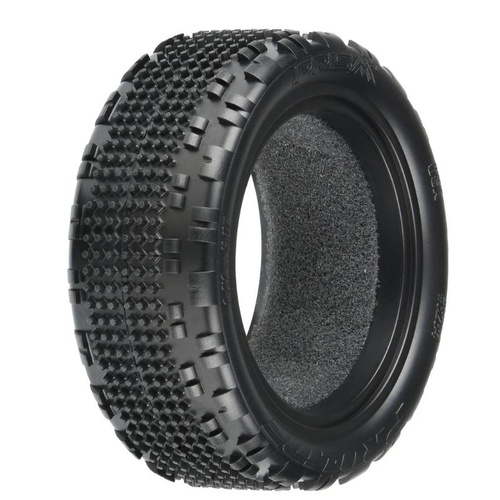 Proline 1/10 Prism 2.0 CR3 4WD Front 2.2in Carpet Buggy Tyres, 2pcs