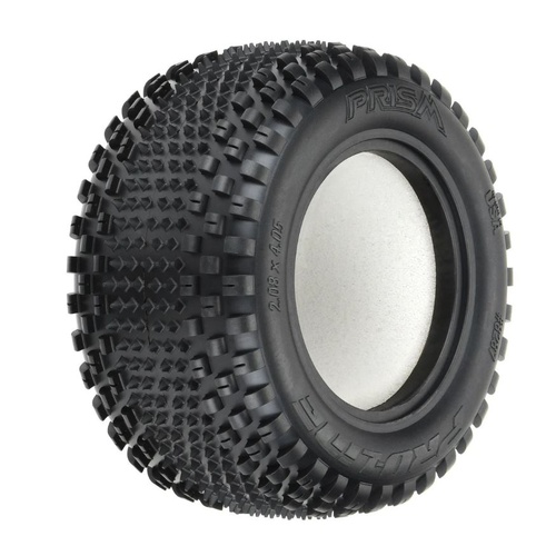 Proline 1/10 Prism T CR3 Front 2.2in Carpet Stadium Truck Tyres, 2pcs
