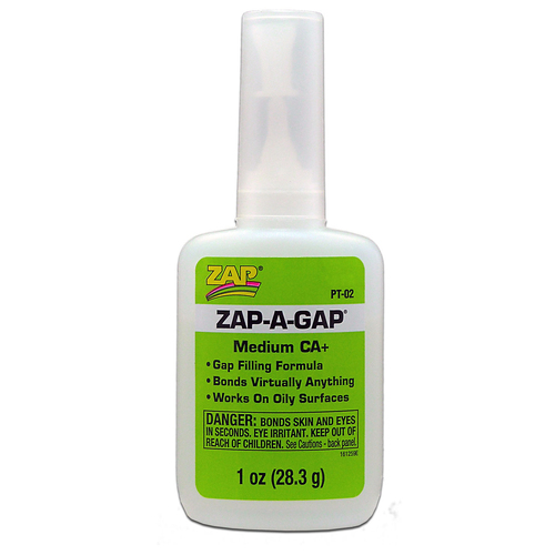 ZAP PT-02 1 OZ. GREEN ZAP-A-GAP CA+ 1 BOTTLE 