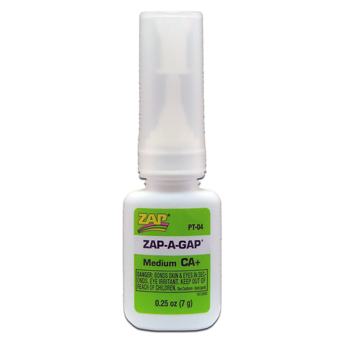 ZAP PT-04 1/4 OZ. GREEN ZAP-A-GAP CA+ 1 BOTTLE 