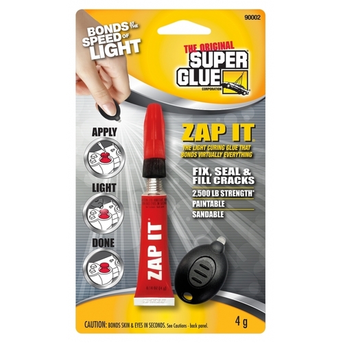 ZAPIT with blue light activator (12 cards per case) 0.14oz (4gram)