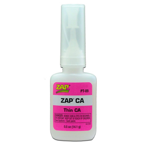 Zap-A-Gap CA Thin Cyanoacrylate (Pink) 1/2oz/14.1g