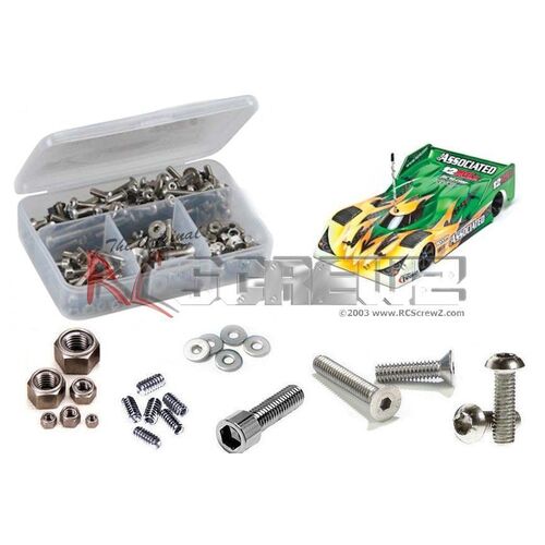 ASTAINLESS STEEL 12R5.2 1/12TH STAINLESS STEEL SCREW KIT - RCASS062