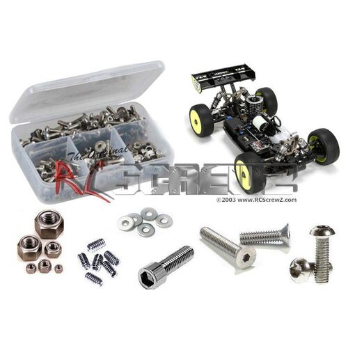 LOSI 8IGHT 4.0 STAINLESS STEEL SCREW KIT - RCLOS085