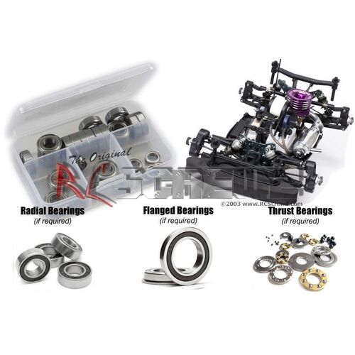 MUGEN MGT7 RUBBER BEARING KIT - RCMUG032R