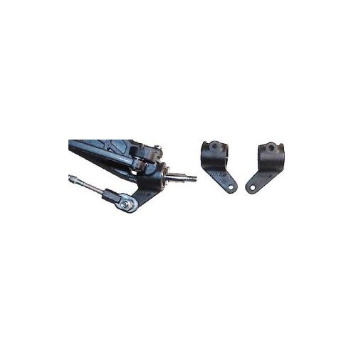 TRAXXAS FRONT BEARING CARRIERS (BLACK)