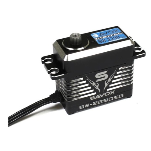 SW2290SG-BE - Waterproof Monster Torque High Voltage, Brushless, Digital Servo 0.11sec / 972.1oz @ 8.4v - Black Edition