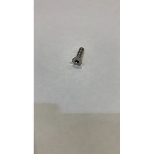 Stainless steel screw countersunk head 1/8'' X 3/8'' X 10