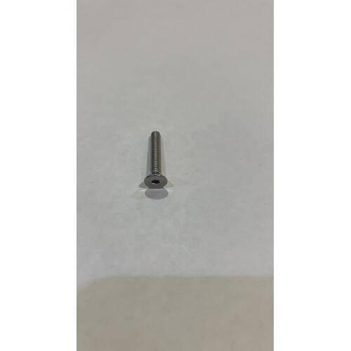 Stainless steel screw countersunk head 1/8'' X 39/64'' X 9
