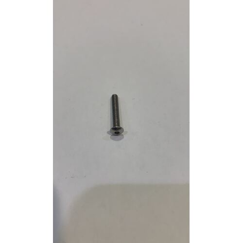 Stainless steel button head screw 1/8'' X 45/64'' X 8