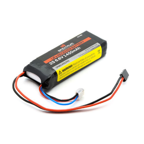Spektrum 1450Mah 2S 6.6V Li-Fe Rx Battery - Spmb1450Lfrx