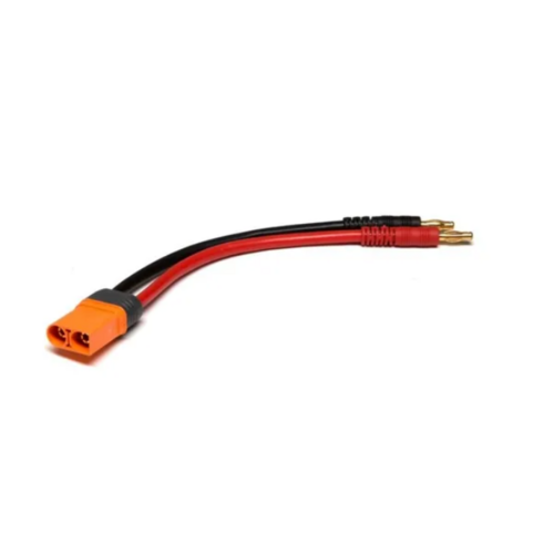 Spektrum Ic5 Device Charge Lead 6Inch, 10 Awg / 4Mm Bullet - Spmxca504