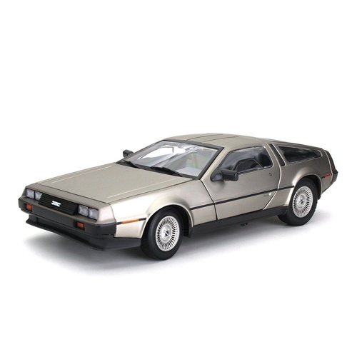 Sun Star 1/18 1981 De Lorean DMC 12 Coupe - Stainless Steel