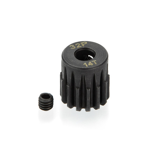 Surpass 14T 32DP pinion gear alloy steel 5.0mm bore For 1/8 cars