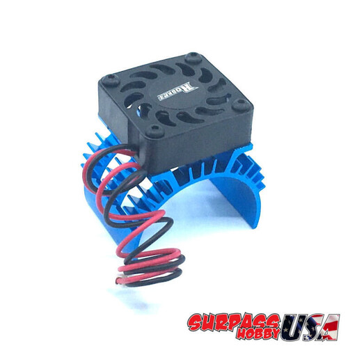 Surpass Cooling fan 5-8.45V for 1/10 motor Blue