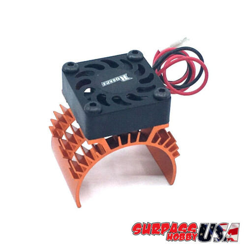 Surpass Cooling fan 5-8.45V for 1/10 motor Orange
