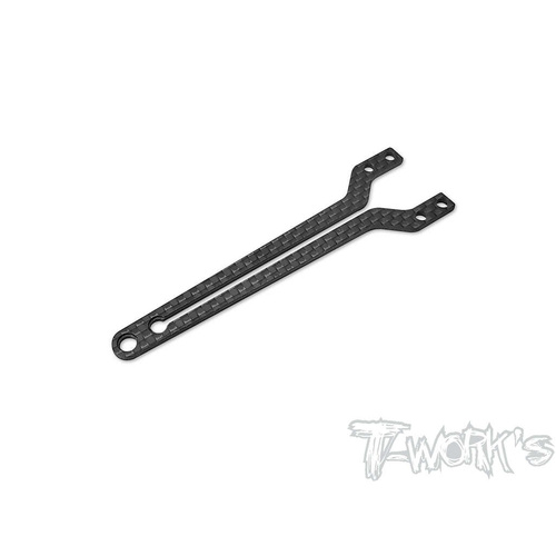 TWORKS GRAPHITE SPLIT TYPE FRONT UPPER DECK  VER. 1( XRAY X4  )