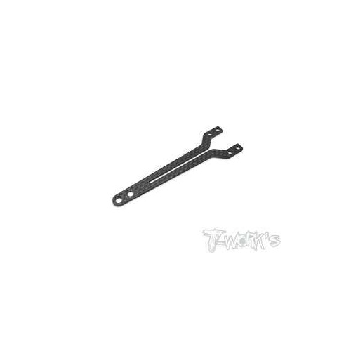 TWORKS GRAPHITE SPLIT TYPE FRONT UPPER DECK  VER. 2( XRAY X4  )
