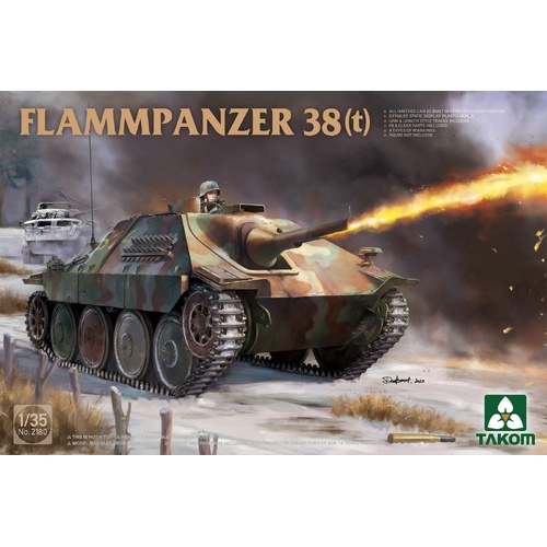 Takom 1/35 Flammpanzer 38(t) Plastic Model Kit