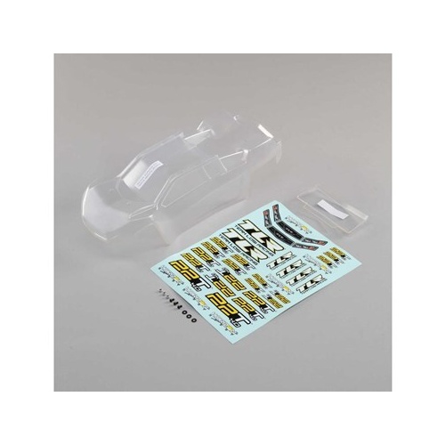 TLR Body Set, Clear, W/Stickers, 22T 4.0 - TLR230011