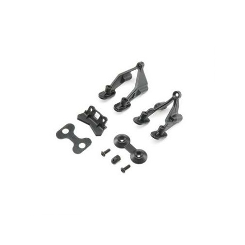 TLR Rear Wing Stay & Washers: 22 4.0 - TLR231063