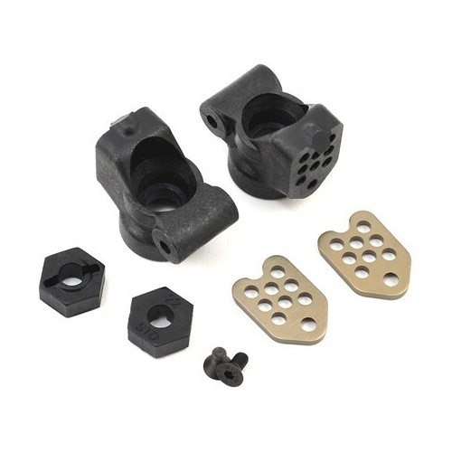 TLR Carpet/Astro Genii Rear Hub Set, +3MM Axle: All 22 - TLR234088
