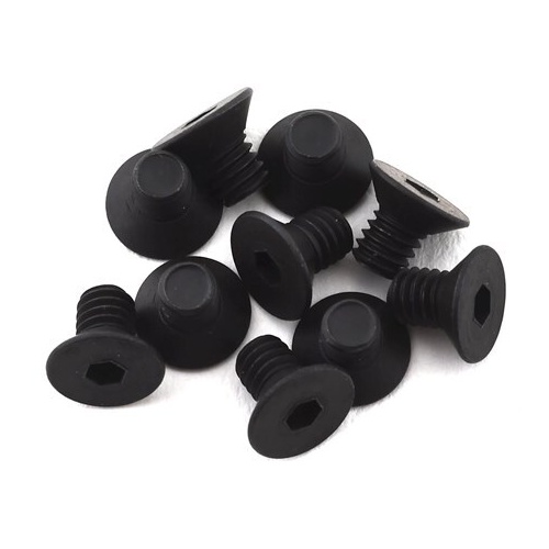 TLR Flat Head Screw, M2.5 X 4Mm (10) - TLR235011