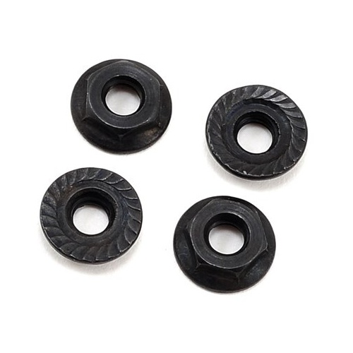 TLR 4Mm Low Profile Serrated Nuts - 4 - TLR236001
