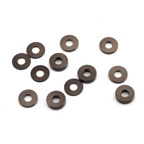 TLR M3 Aluminum Washer Set, Hard Anodized (4Ea) - TLR236010