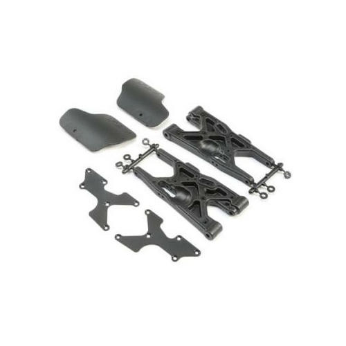 TLR Rear Arms, Inserts, Guards (2), 8X - TLR244038