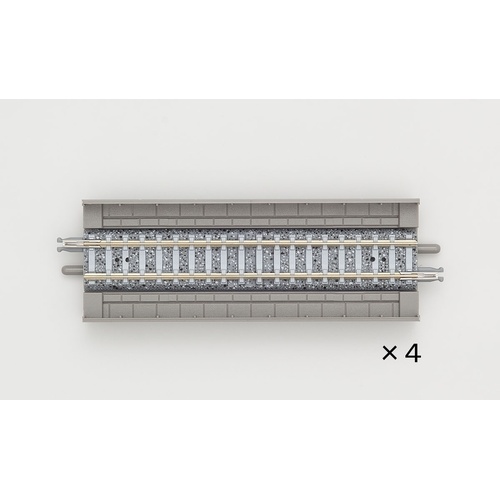Tomix N Overhead Viaduct Straight Track 3-7/8" 99mm (4)