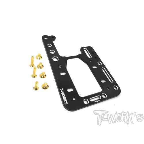 TWORKS 7075-T6 ALUM. ONE PIECE ENGINE MOUNT PLATE ( FOR KYOSHO MP10 ) TO-254-MP10