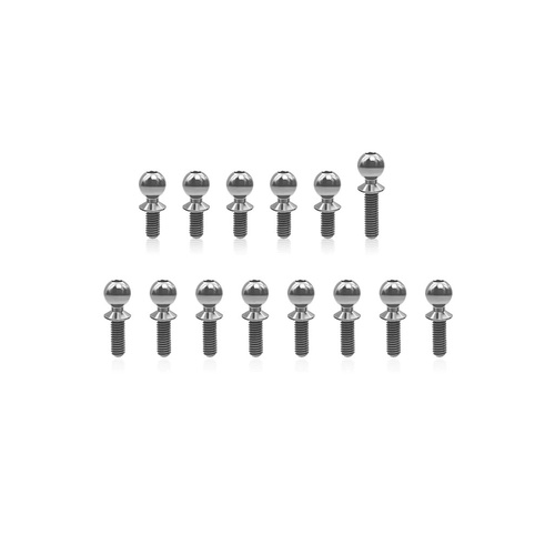 TWORKS TITANIUM BALL END SET ( FOR ASSOCIATED RC10 B74.2/74.2D) - TP-161