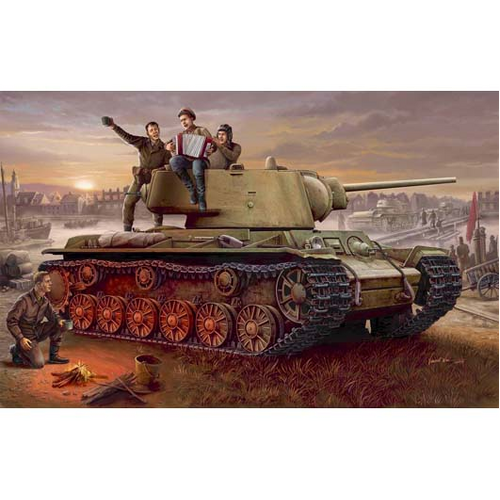Trumpeter 1/35 Russian KV-1 model 1942 Lightweight Cast Tank