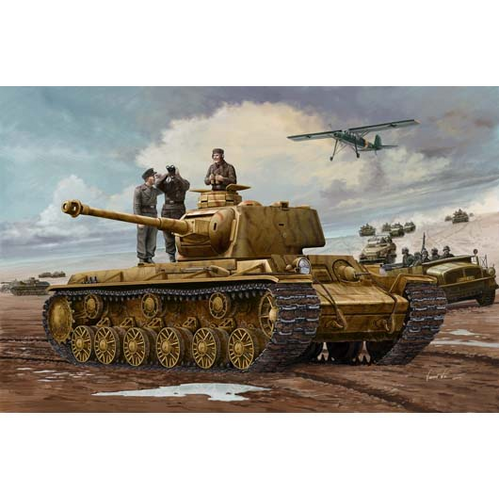 Trumpeter 1/35 German Pz.Kpfm KV-1 756(r) Tank