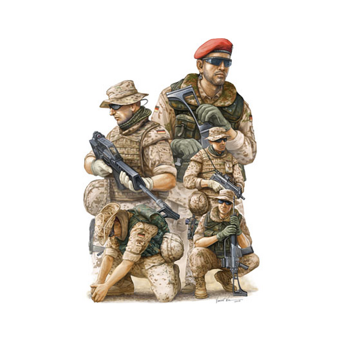 Trumpeter 1/35 Modern German ISAF Soldiers in Afghanistan