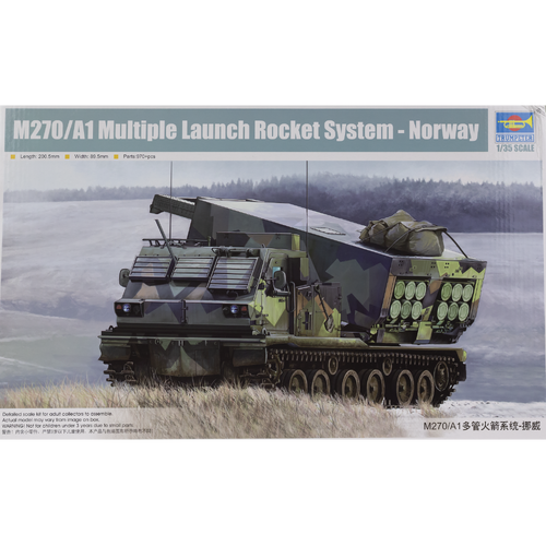Trumpeter 1/35 M270/A1 Multiple Launch Rocket System -??Norway Plastic Model Kit