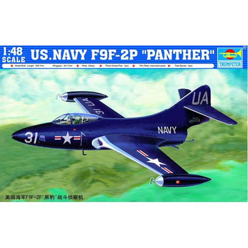 Trumpeter 1/48 US.NAVY F9F-2P PANTHER
