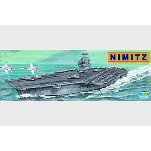 Trumpeter 1/500 Aircraft carrier - U.S.CVN68 Nimitz Plastic Model Kit [05201]