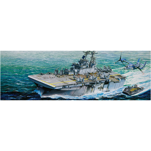 Trumpeter 1/350 USS Wasp LHD-1 Plastic Model Kit [05611]