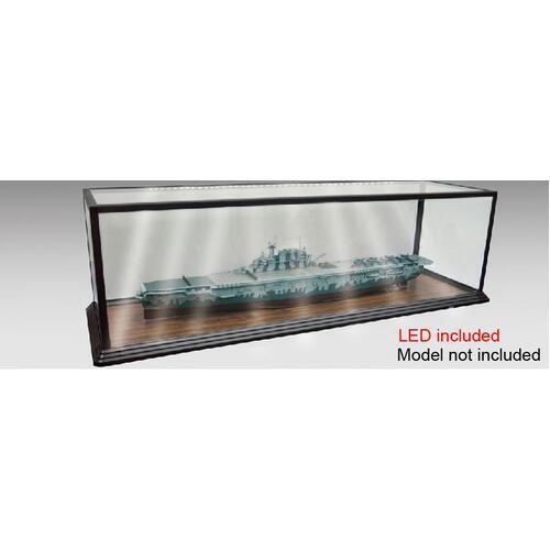 Trumpeter 09838 Glass Showcase with LED - Length: 1.5m
