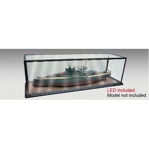 Trumpeter 09841 Glass Showcase with LED - Length: 1.0m