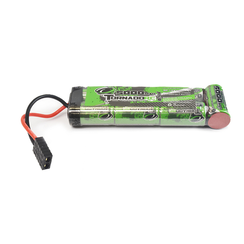 Tornado RC NIMH 5000mah 8.4V STICK TRX PLUG-FLAT