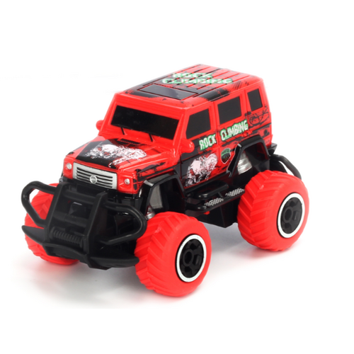 1:43 Scale  4 channel RC RTR car Red Body, (Requires AA Batteries)