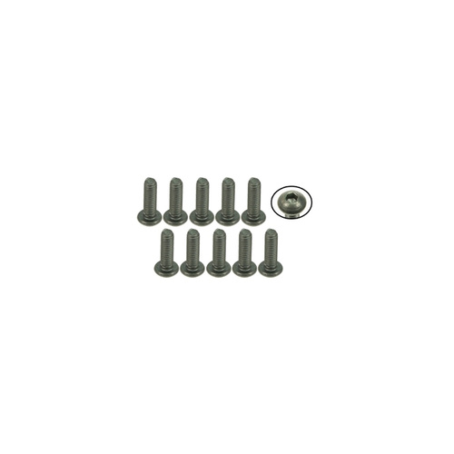 M3 X 10 Titanium Button Head Socket - TS-Bsm310M