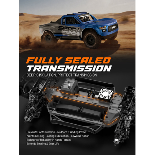1/12  2.4G 4WD Short Course Truck （Mid- Tier Brushless Version)Blue