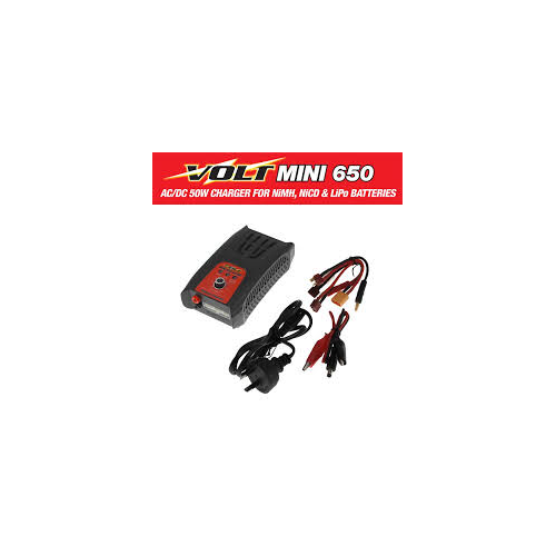 VOLT MINI 650AC MULTI-FUNCTION AC/DC 50W BATTERY CHARGER: (AUSTRALIAN RCM A